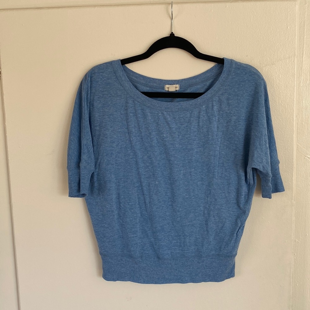 Blue 1/2 sleeve top